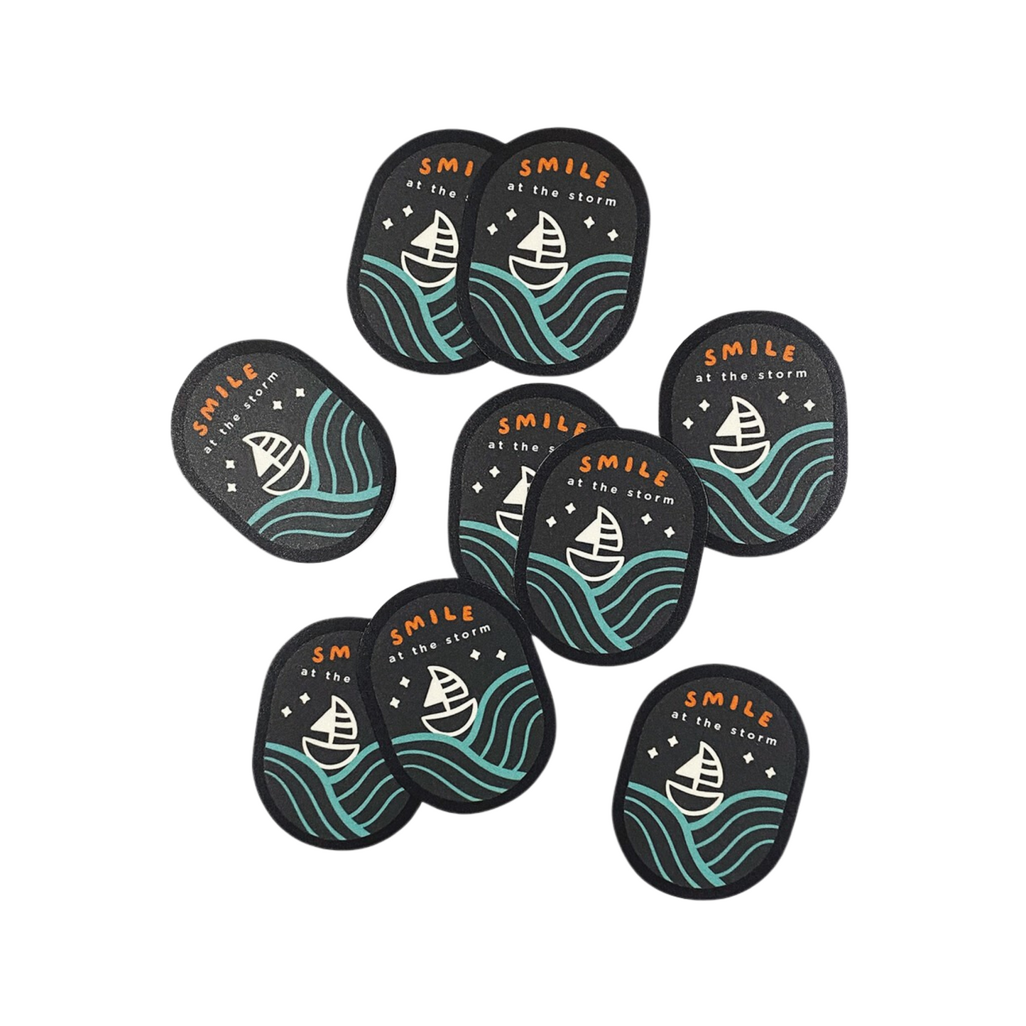 Solo Faith-filled Illustrated Christian Stickers by Priscilla & Sarah Cheung Smile at the Storm