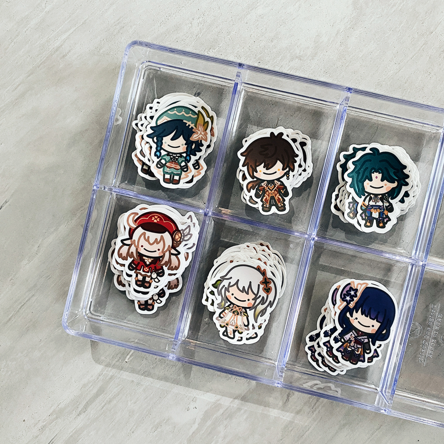 Solo Genshin Waterproof Stickers