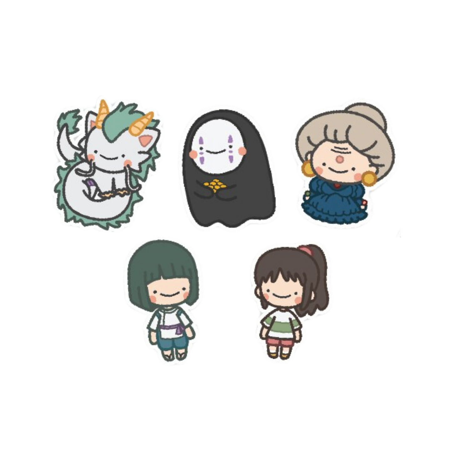 Spirited Away Sticker Pack (Studio Ghibli) by Priscilla & Sarah Cheung