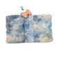 Hand-Painted, Hand-Stitched Leather Journal & Traveler's Notebook Cover | Cloud Drift