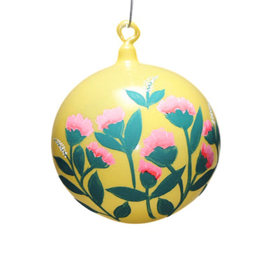 Glass 4.5" Ball Christmas Ornaments Colored