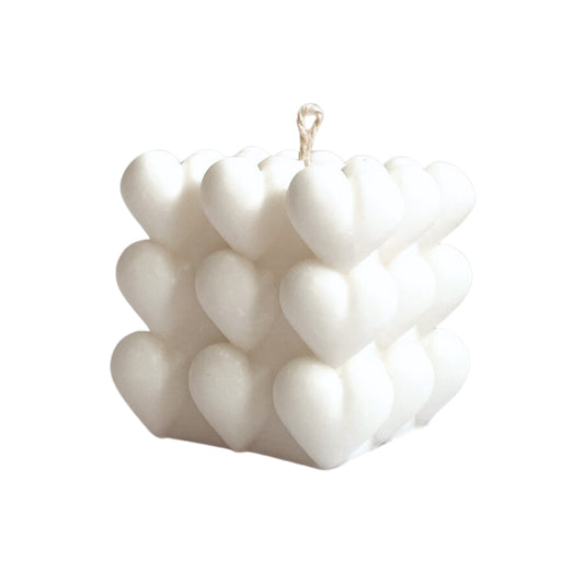 Amore Cube Candle (White)