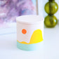 Pastel Candle - Handpainted Sunny Label