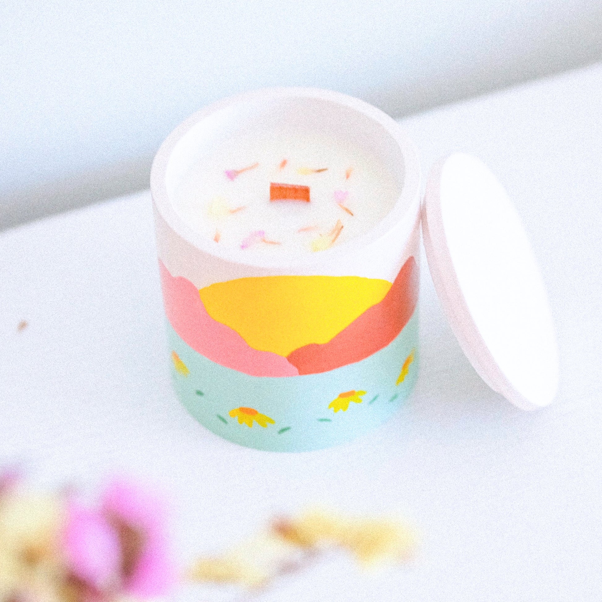 Minimal Pastel Scented Candles