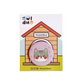The Owl Duo Priscilla and Sarah Cheung Animal Button Pins Grey Cat
