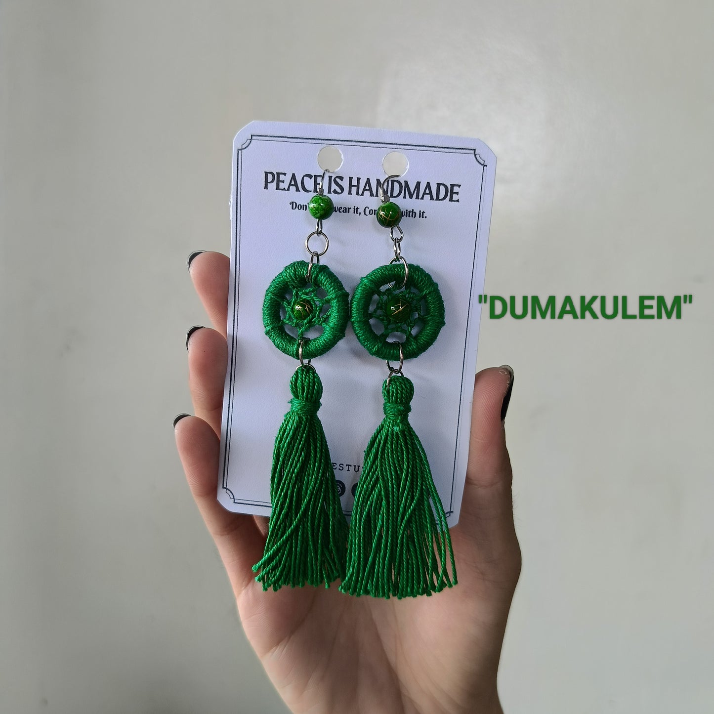 Tassel Dream Catcher Earrings