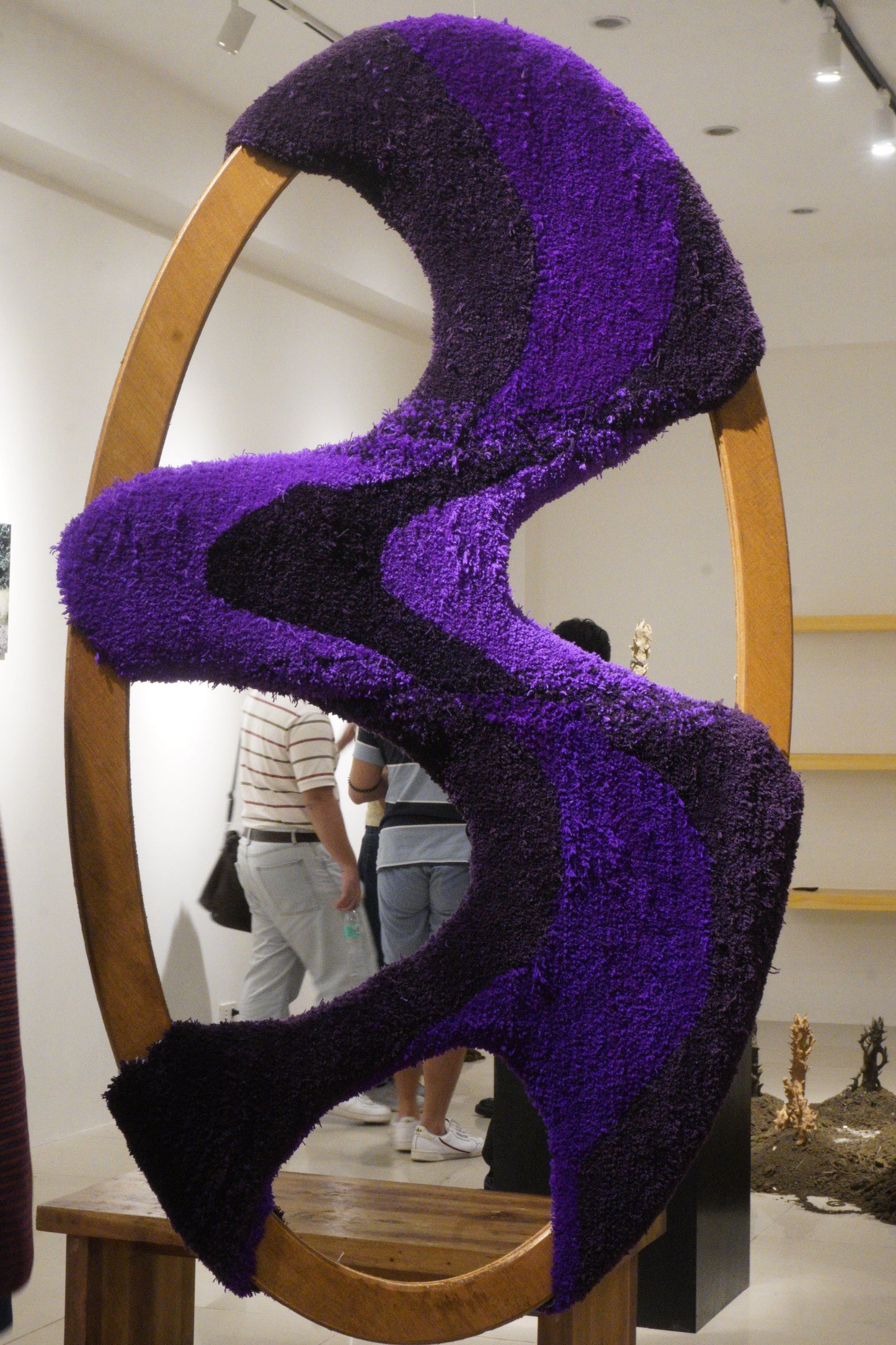 INTRUSION Tufted Fiber Art | One-of-a-Kind Contemporary Textile Sculpture