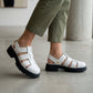 Evy Fisherman Mules (White)