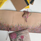 Hand-Painted, Hand-Stitched Leather Journal & Traveler's Notebook Cover | Blooms