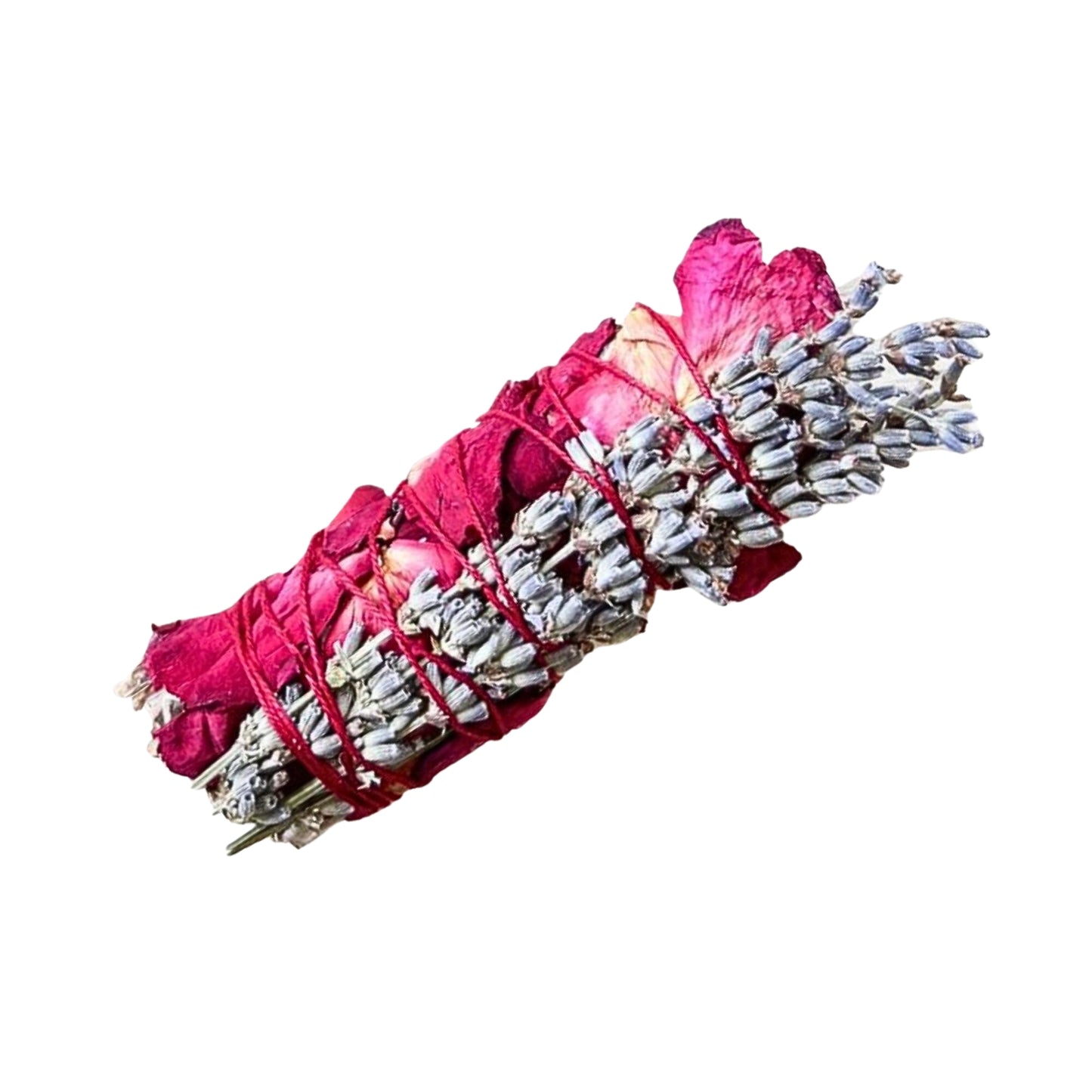 White Sage Stick with Rose & Lavender