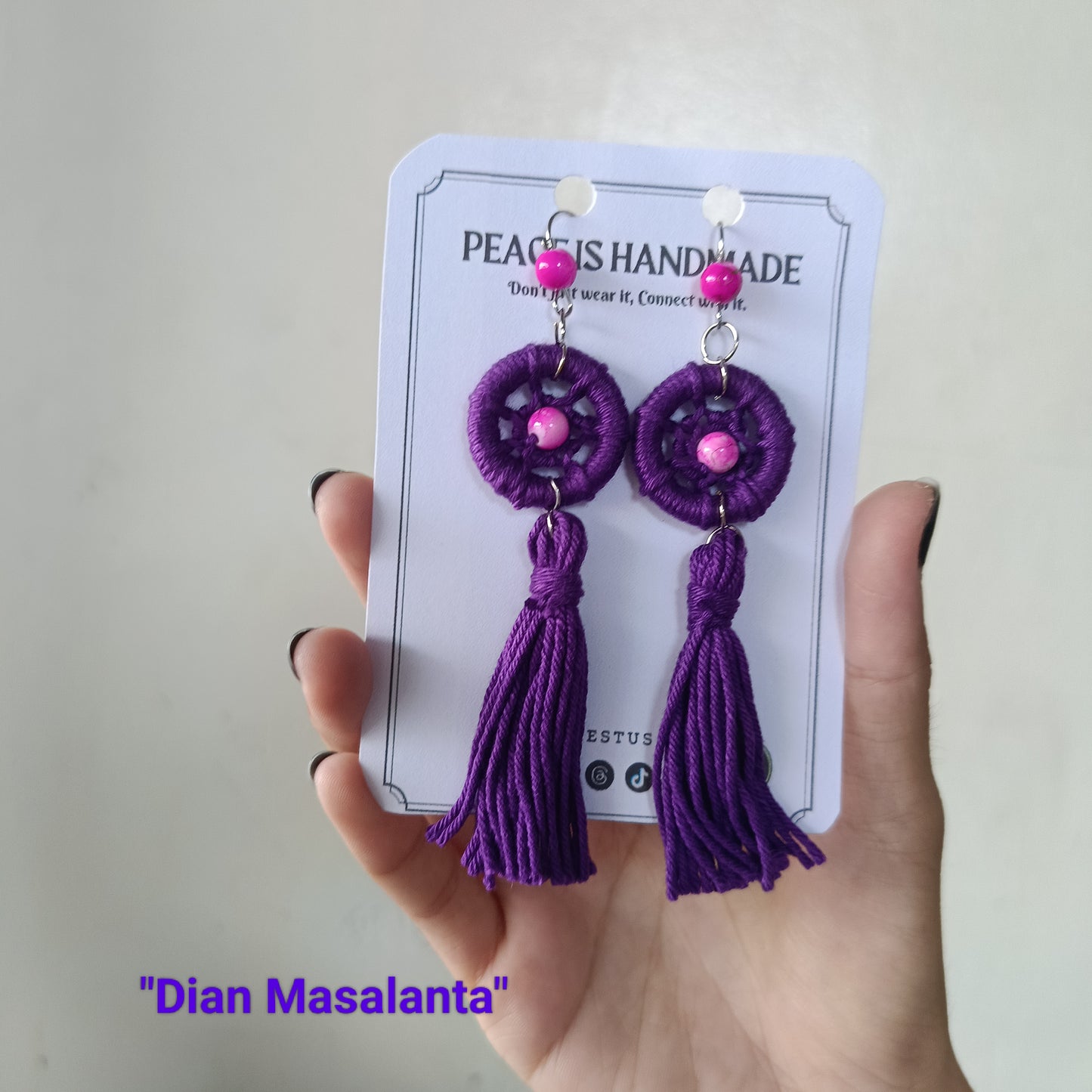 Tassel Dream Catcher Earrings