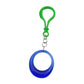 Glass Ring Pendant Keychain