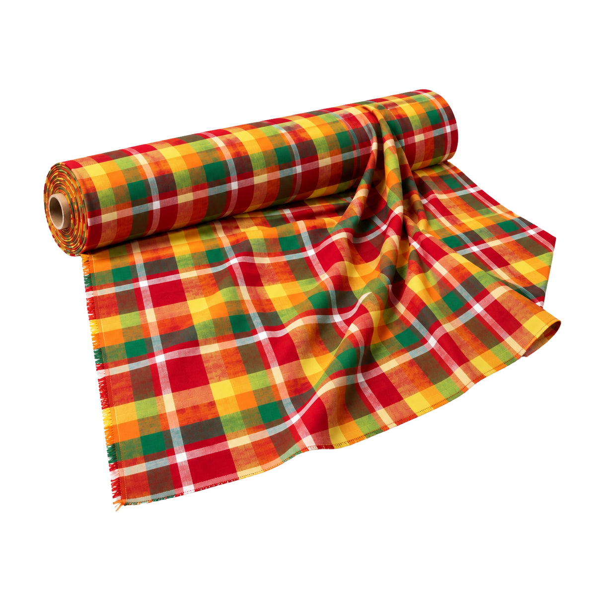 Hablon Plaid (Red, Orange, Yellow)