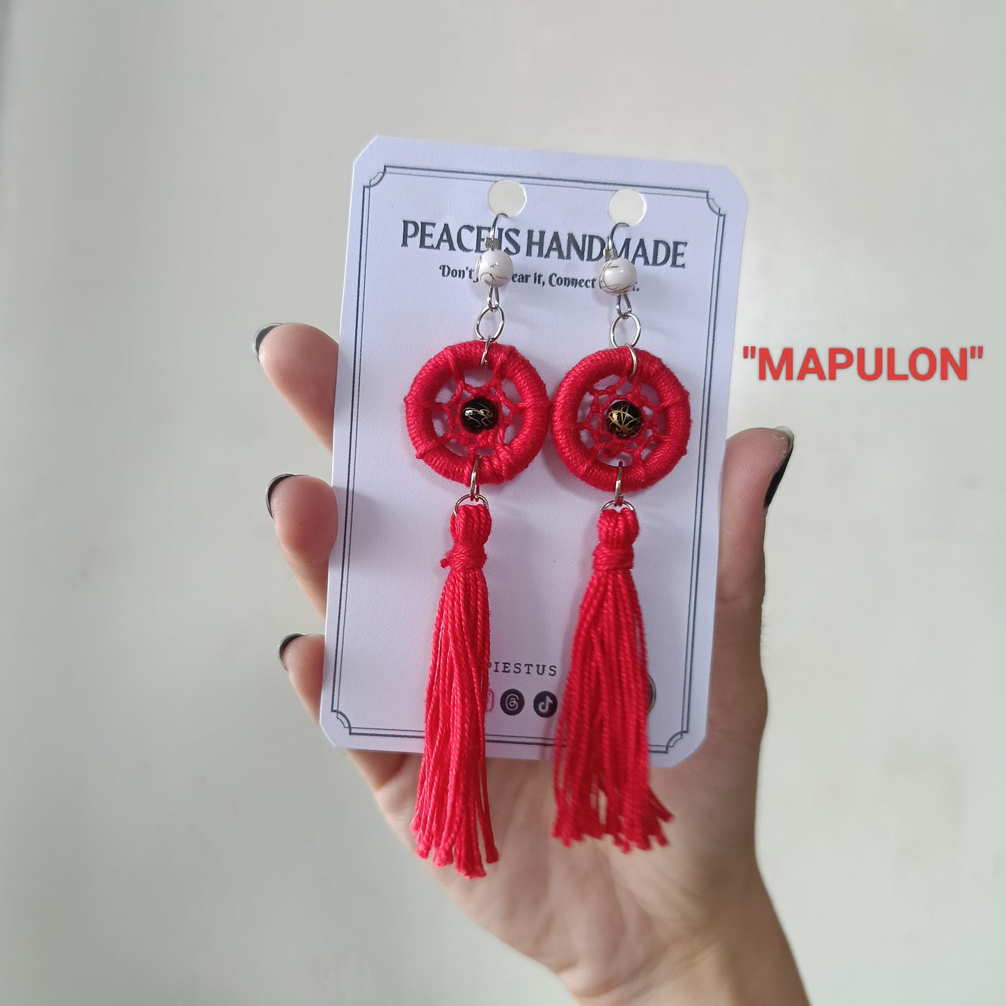 Tassel Dream Catcher Earrings