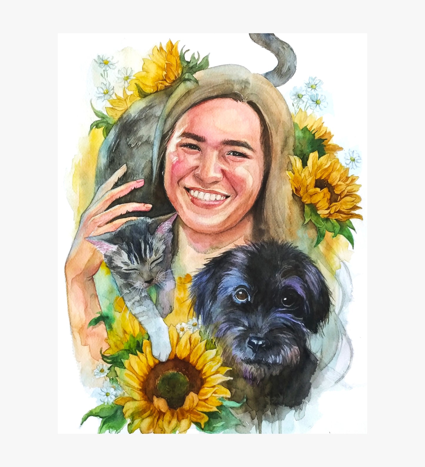 Portrait Commission: With Background (Pets)