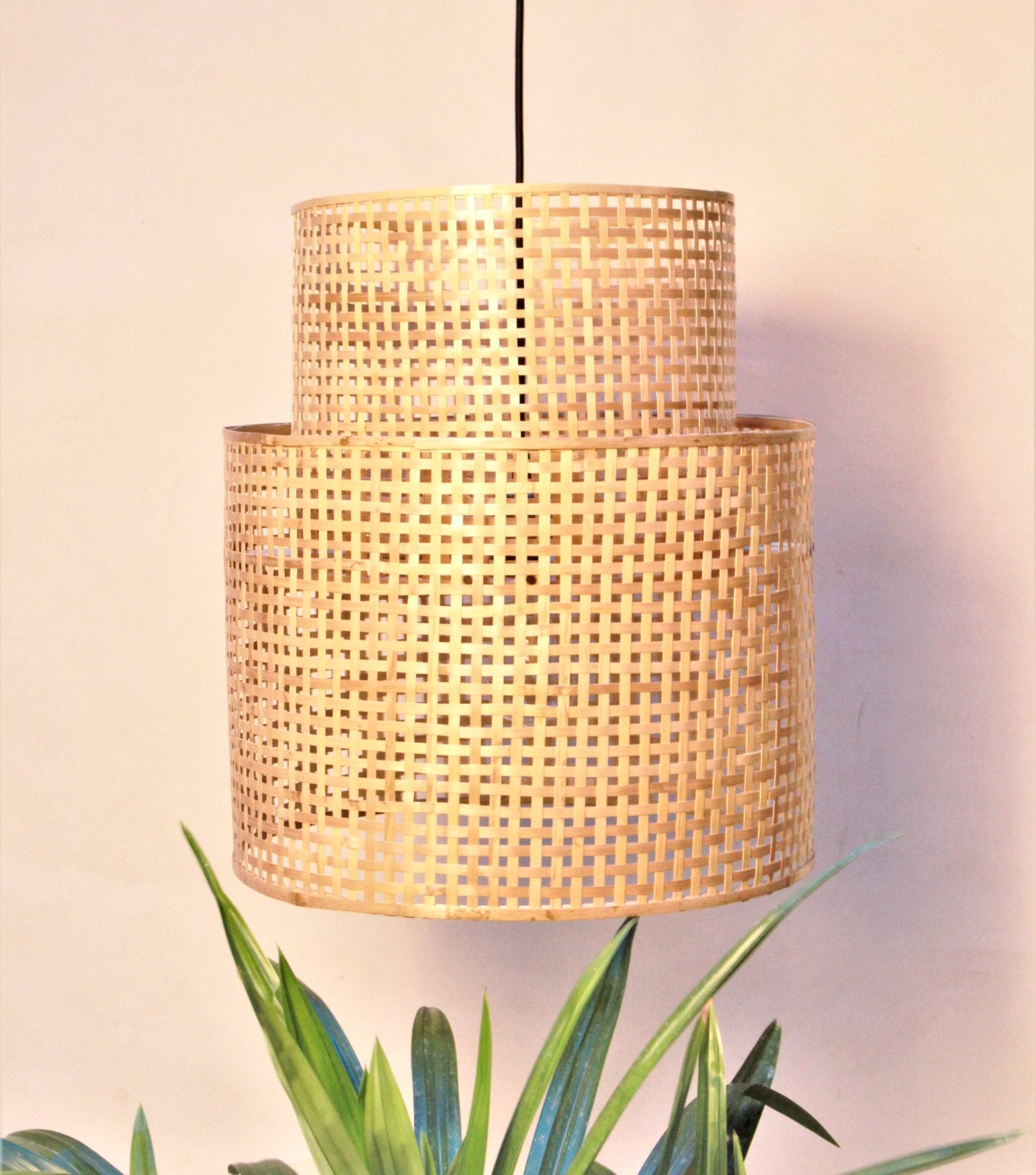 Bamboo Wicker Light