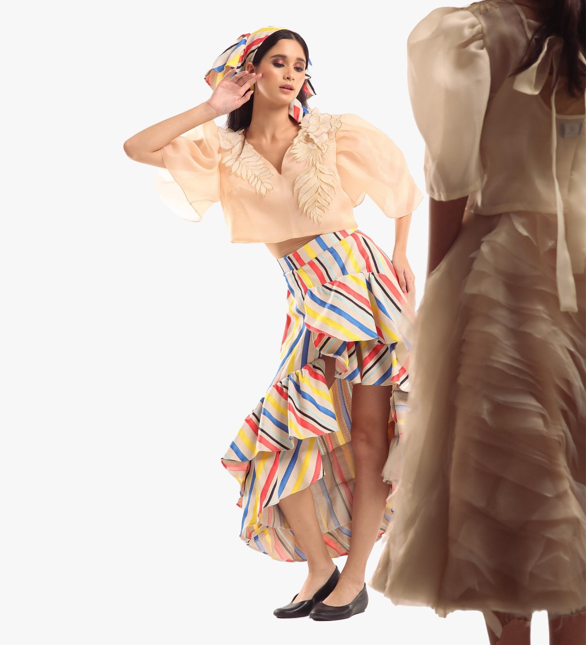 Colorful Filipiniana Skirt