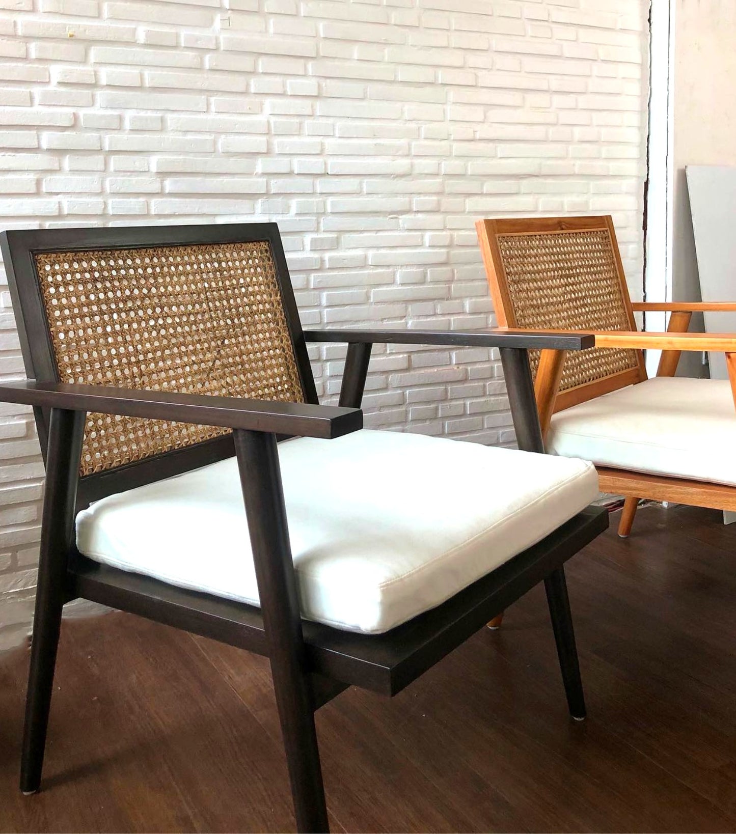 Haworth Lounge Chair Black & Brown