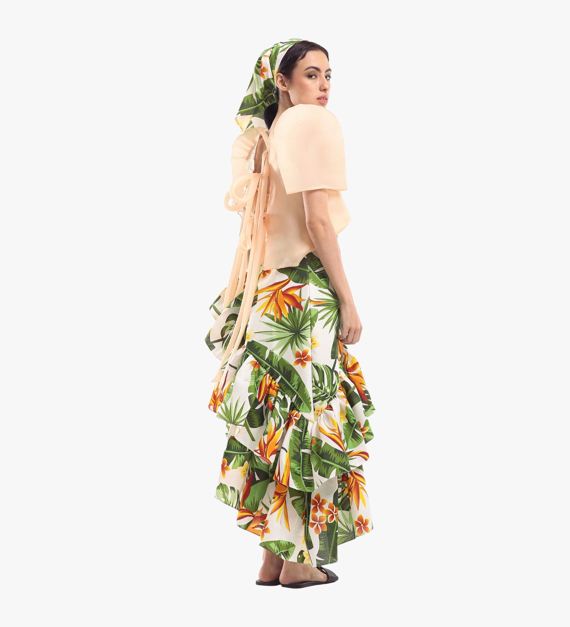 Floral Skirt Tropical